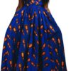 Mujer Vestido Africano Floral Falda Multifuncional Fiestas Elegante Larga